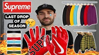 SUPREME LAST DROP | FW 2018 SEASON | DROP LIST