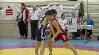 Ringen MDM 2015 Plauen, Freundschaftskampf, GR, Vieweg (63 kg, Lugau) - Haase (60kg, Thalheim)