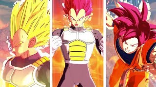 TRANSFORMING Super Saiyan God Vegeta & SSG Goku coming to Dragon Ball LEgends