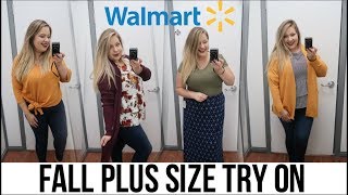 WALMART DRESSING ROOM TRY ON | Plus Size FALL 2018 Try On