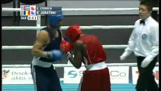 Middle (75kg) R16- Correa Emilio (CUB) VS Juratoni Bogdan (ROU) -2011 AIBA World Champs