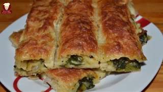 ÇITIR BİR ISPANAKLI BÖREK TARİFİ (Phyllo Dough Spinach Pie)