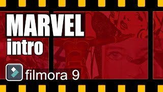 How To Make Marvel Intro in Filmora 9