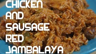 Jambalaya Chicken n Sausage Recipe - Creole Louisiana Red Rice