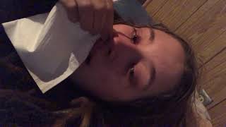 My attempt at stifling sneezes
