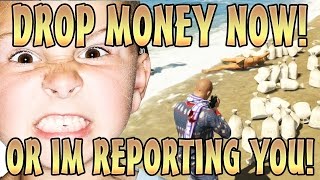 TROLLING ANGRY LITTLE KID ONLINE! (GTA 5 MODS)