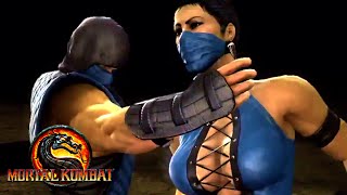 Mortal Kombat 9 (2011) - Sub Zero Klassic Fatality | Spine Rip