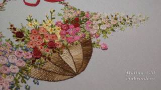 Hand Embroidery: Flower stitch || Вышивка: Цветочные швы