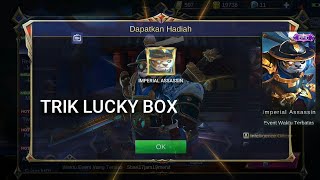 Trik Lucky Box Mobile Legend skin epic Akai Imperial Assassin TERBARU