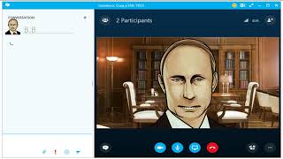 Поздравление с днём рождения для Валерия от Путина по скайпу