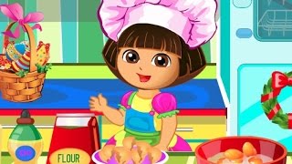 دورا كرتون ( طبخ كيكة دورا ) العاب كرتون للاطفال كاملة