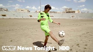 This 19-Year-Old Now Plays Soccer at the Place Where ISIS Tortured Him (HBO)
