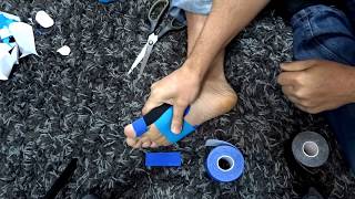 Bunion and Crooked Toe Kinesio Taping | Northern Soul channel