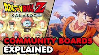 Community Board & Soul Emblems Guide In Dragon Ball Z Kakarot (DBZ)