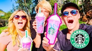 CRAZIEST STARBUCKS TASTE TEST! (UNICORN FRAPPUCCINO)