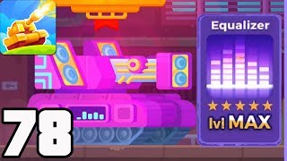 Tank Stars - Gameplay Walkthrough part 78 - Tank Dubstep & Equalizer Weapon Max lvl (iOS,Android)