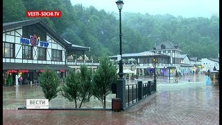 В горах Сочи продолжают ликвидировать последствия схода селя