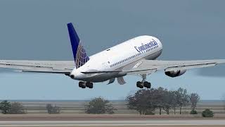 FS2004 - Continental Airlines "Work Hard. Fly Right." (1934 - 2012)