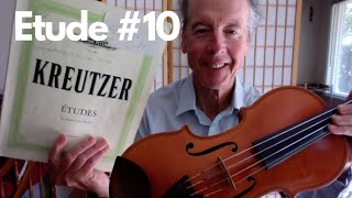 Etude #10 for solo violin by Rodolphe Kreutzer (1766-1831)