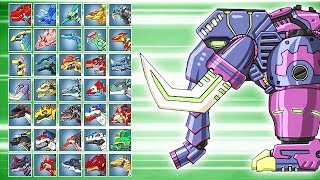 Dino Robot Battle Arena: Mammoth (Assembly + Fights) | Eftsei Gaming