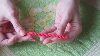 Как изготовить витой шнур