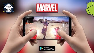 Top 25 Marvel & DC Games for Android 2019 | Ultra High Graphics Games on Mobile
