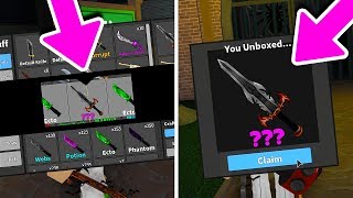 MOST CRAZIEST GODLY UNBOXING EVER! (Roblox Murder Mystery 2)