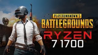 PUBG - AMD Ryzen 7 1700 Performance 1080p Framerate, Frametime and Usages