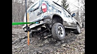 hijack & ручная лебёдка!чайник застрял!!!!Шевроле нива
