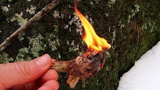 How To Start A Fire In The Snow - Tips and Tricks