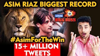 Bigg Boss 13 | Asim Riaz Creates Record 15 MILLION Tweets In 34 Hrs | #AsimForTheWin | BB 13 Latest