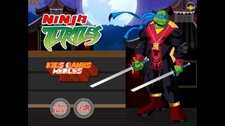 Ninja Turtles Dressup (Черепашки ниндзя: одевалки) - прохождение игры