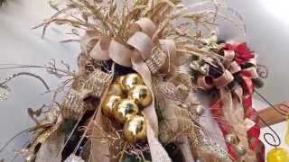 varias ideas para decorar arbol de navidad en dorado 2019 al 2020