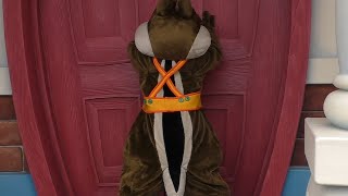 置いて行かれ、強引に真ん中から帰宅するデール君 【TDL】2015/6/9