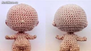 Амигуруми: схема Тело куколки 4 см. Игрушки вязаные крючком - Free crochet patterns.