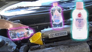 Can You Use BABY OIL as ENGINE OIL?
