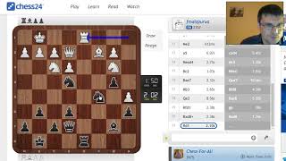 Шахматы на chess24: Пешки обманули коня!
