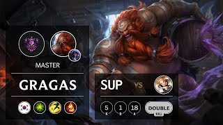 Gragas Support vs Lux - KR Master Patch 9.12