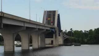 Drawbridge in Sturgeon Bay with horn (Natalie Nightwolf 57K & Minxlaura123 asmr 51K + shoutouts)