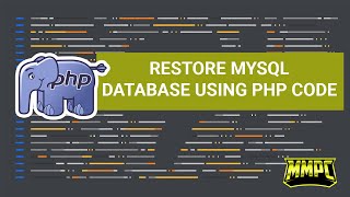 How to Restore Mysql Database Using PHP Code