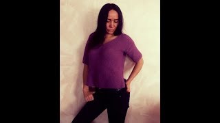 Пуловер с разрезами. Мастер-класс...Часть 2
