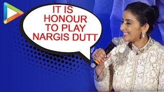 CANDID: Manisha Koirala on Playing Nargis Dutt in ‘Sanju’ @Sanju Trailer Launch