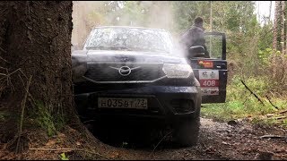 Внедорожный тест-драйв УАЗ Патриот 2019. Проверка краш-тестом! Патриот vs Дерево!