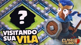 NA MORAL.. CADA VILA VISITADA, É UM TRAUMA DIFERENTE! VISITANDO INSCRITOS NO CLASH OF CLANS