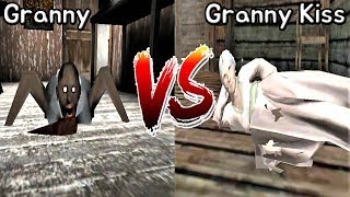Granny vs Horror Granny Kiss || Horror Game - 그래니 vs 그래니 키스 배틀