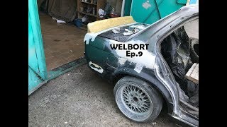 Stance bmw e30 за 6 месяцев ep.9. Пробный запуск m50. Делаю Ducktail. Сварка выхлопа.