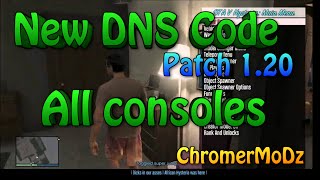 GTA 5 Online Mod Menu on DNS CODES! [ After Patch 1.20 PS3/PS4/XBOX]