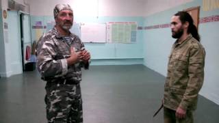Занятие №43 Александр Руденко. Рукопашный бой.  Работа против ножа. Часть 2 Казачий Спас. Харьков