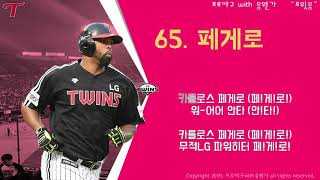 LG트윈스 페게로 신규 응원가 2019 [프로야구with응원가 "프윗응"]