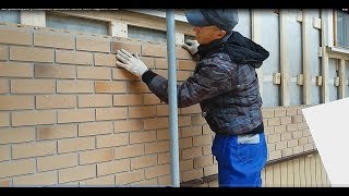 Монтаж фасадных панелей Отделка фасада и под кирпич  информативное видео